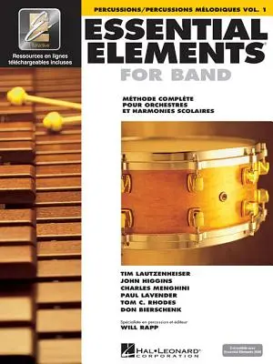Essential Elements for Band Avec Eei: Vol. 1 - Percussions/Percussions Melodiques