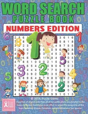 Szókereső rejtvénykönyv: Számok kiadás - Word Search Puzzle Book: Numbers Edition