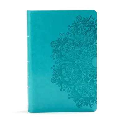 KJV Nagyméretű, személyre szóló, nyomtatott referencia Biblia, Teal Leathertouch Indexelt - KJV Large Print Personal Size Reference Bible, Teal Leathertouch Indexed