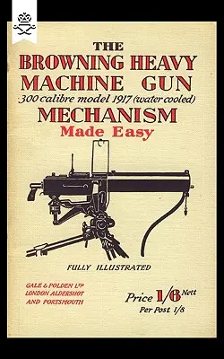 Browning nehéz géppuska .300 kaliberű 1917-es modell (vízhűtéses) Mechanizmus könnyen érthetővé téve - Browning Heavy Machine Gun .300 Calibre Model 1917 (Water Cooled) Mechanism Made Easy