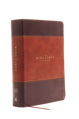 The King James Study Bible, műbőr, barna, indexelt, teljes színű kiadás: The King James Study Bible, Imitation Leather, Brown, Indexed, Full-Color Edition - The King James Study Bible, Imitation Leather, Brown, Indexed, Full-Color Edition