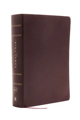 The King James Study Bible, Bonded Leather, Burgundy, Full-Color Edition (A király Jakab Tanulmányi Biblia, Kötött bőr, bordó, színes kiadás) - The King James Study Bible, Bonded Leather, Burgundy, Full-Color Edition