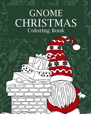 Gnome karácsonyi színező könyv - Gnome Christmas Coloring Book