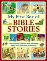 Az első bibliai történetek doboza: Mesék az Ó- és Újszövetségből, hat bájos társaskönyvben elmesélve - My First Box of Bible Stories: Tales from the Old and New Testament Retold in Six Charming Boardbooks