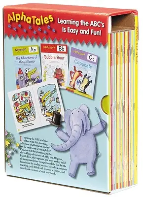 AlphaTales: A Set of 26 Irresistible Animal Storybooks That Build Phonemic Awareness & Teach Each Letter of the Alphabet [With Teacher's Guide]