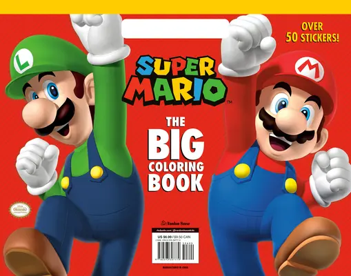 Super Mario: Mario Mario: A nagy kifestőkönyv (Nintendo) - Super Mario: The Big Coloring Book (Nintendo)