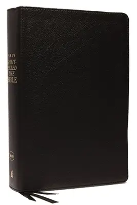 NKJV, Lélekkel teli élet Biblia, Harmadik kiadás, Valódi bőr, Fekete indexelt, Vörös betűs kiadás, Comfort Print: Kingdom Equipping Through the Power - NKJV, Spirit-Filled Life Bible, Third Edition, Genuine Leather, Black Indexed, Red Letter Edition, Comfort Print: Kingdom Equipping Through the Power