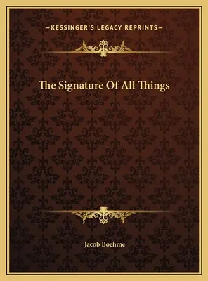 Minden dolog aláírása - The Signature Of All Things