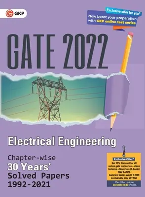 GATE 2022 Elektrotechnika - 30 év fejezetenkénti megoldott feladat (1992-2021) (G K Publications (P) Ltd.) - GATE 2022 Electrical Engineering - 30 Years Chapterwise Solved Paper (1992-2021) (G K Publications (P) Ltd)