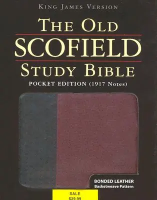 Régi Scofield Tanulmányi Biblia-KJV-zsebben - Old Scofield Study Bible-KJV-Pocket