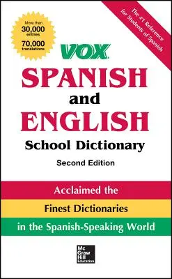 Vox Spanyol és angol iskolai szótár, Puhakötés, 2. kiadás - Vox Spanish and English School Dictionary, Paperback, 2nd Edition