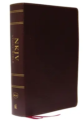 NKJV Study Bible, Bonded Leather, Burgundy, Full-Color, Comfort Print: The Complete Resource for Studying God's Word (A teljes forrás Isten Igéjének tanulmányozásához) - NKJV Study Bible, Bonded Leather, Burgundy, Full-Color, Comfort Print: The Complete Resource for Studying God's Word