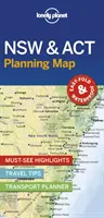 Lonely Planet New South Wales & ACT tervezési térkép 1 - Lonely Planet New South Wales & ACT Planning Map 1