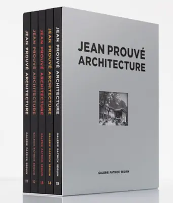 Jean Prouv Architecture: Prouv Prouv: Ötkötetes dobozos sorozat No. 3 - Jean Prouv Architecture: Five-Volume Box Set No. 3