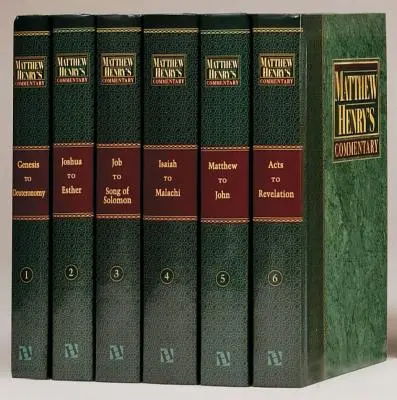 Matthew Henry kommentárja a teljes Bibliához, teljes 6 kötetes sorozat: Teljes és rövidítetlen - Matthew Henry's Commentary on the Whole Bible, Complete 6-Volume Set: Complete and Unabridged