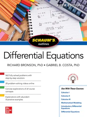 Schaum's Outline of Differential Equations, ötödik kiadás - Schaum's Outline of Differential Equations, Fifth Edition