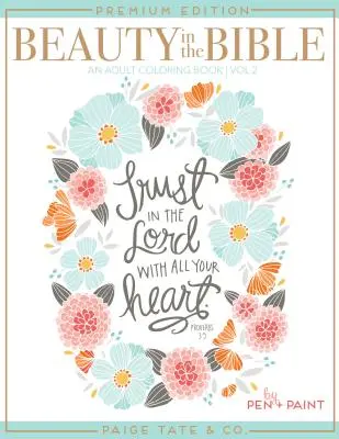 Szépség a Bibliában: Felnőtt színezőkönyv 2. kötet - Beauty in the Bible: Adult Coloring Book Volume 2