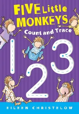 Öt kis majom számol és követ - Five Little Monkeys Count and Trace