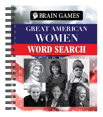 Agyjátékok - Nagy amerikai nők szókereső - Brain Games - Great American Women Word Search