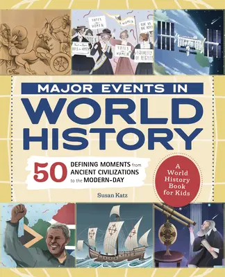 A világtörténelem főbb eseményei: Az ókori civilizációktól a modern korig: 50 meghatározó pillanat - Major Events in World History: 50 Defining Moments from Ancient Civilizations to the Modern Day