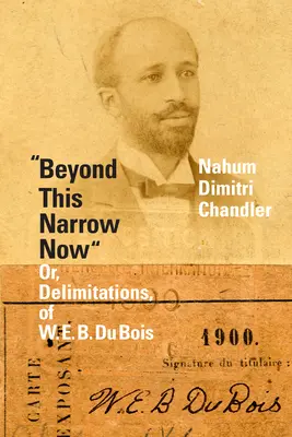 Túl ezen a szűkös moston: Du Bois: Vagy: Elhatárolódások W. E. B. Du Bois-tól - Beyond This Narrow Now: Or, Delimitations, of W. E. B. Du Bois