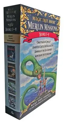 Varázsfaház Merlin küldetések könyvek 1-4. dobozos készlet - Magic Tree House Merlin Missions Books 1-4 Boxed Set