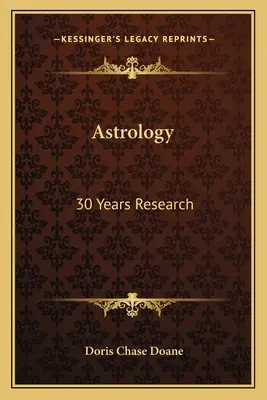 Asztrológia: 30 év kutatás - Astrology: 30 Years Research