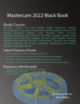 Mastercam 2022 Fekete könyv - Mastercam 2022 Black Book