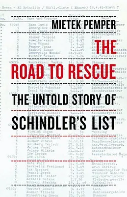 A megmentéshez vezető út: Schindler listájának el nem mondott története - The Road to Rescue: The Untold Story of Schindler's List