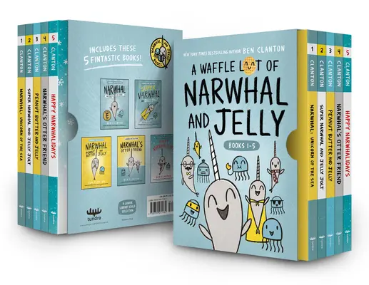 A Waffle Lot of Narwhal and Jelly (Keményfedeles könyvek 1-5) - A Waffle Lot of Narwhal and Jelly (Hardcover Books 1-5)