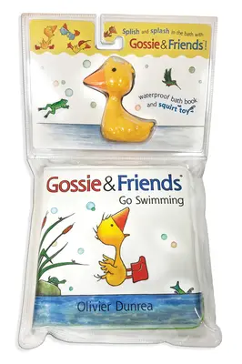 Gossie & Friends Go Swimming Fürdőkönyv játékkal [Játékkal] - Gossie & Friends Go Swimming Bath Book with Toy [With Toy]