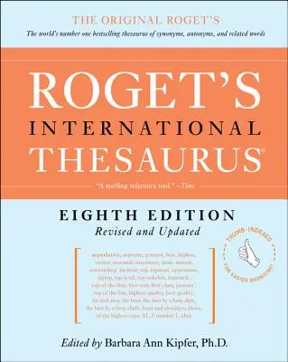 Roget's International Thesaurus, 8. kiadás [Thumb Indexed] - Roget's International Thesaurus, 8th Edition [Thumb Indexed]