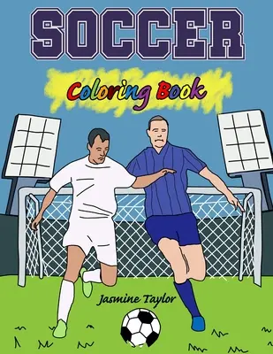 Foci színező könyv - Soccer Coloring Book