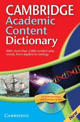 Cambridge Academic Content Dictionary Reference Book [CDROM-mal] - Cambridge Academic Content Dictionary Reference Book [With CDROM]