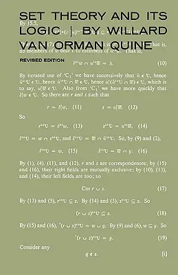 Set Theory and Its Logic, Revised Edition (Felülvizsgált kiadás) - Set Theory and Its Logic, Revised Edition (Revised)