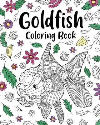 Aranyhal színező könyv - Goldfish Coloring Book