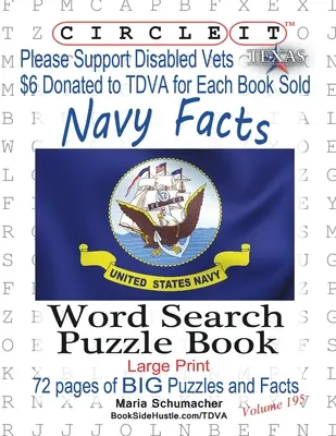 Circle It, United States Navy Facts, Szó keresés, Puzzle Book - Circle It, United States Navy Facts, Word Search, Puzzle Book