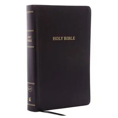 KJV, Referenciabiblia, Személyes méretű óriásnyomtatás, Kötött bőr, Fekete, Indexelt, Vörös betűs kiadás - KJV, Reference Bible, Personal Size Giant Print, Bonded Leather, Black, Indexed, Red Letter Edition