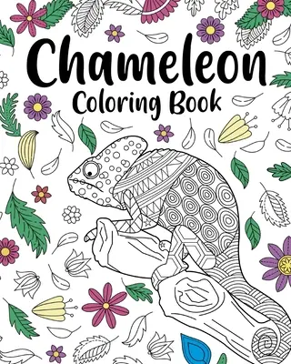 Kaméleon színezőkönyv - Chameleon Coloring Book