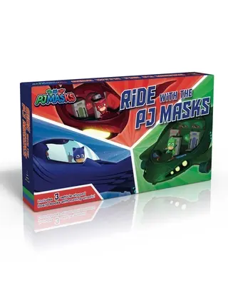 Utazás a Pj Masks-szal: Gyerünk, gyerünk, Gekko-mobil!; Repülj magasra, bagoly sikló! - Ride with the Pj Masks: To the Cat-Car!; Go, Go, Gekko-Mobile!; Fly High, Owl Glider!