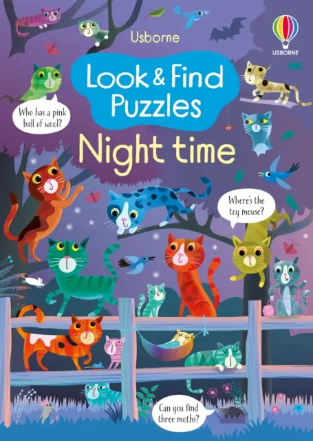 Keress és találj rejtvényeket Éjszaka - Look and Find Puzzles Night time