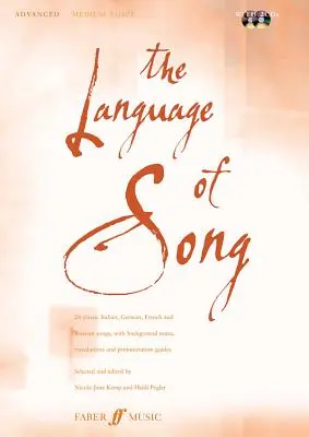 The Language of Song -- Advanced: Könyv és CD - The Language of Song -- Advanced: Medium Voice, Book & CD