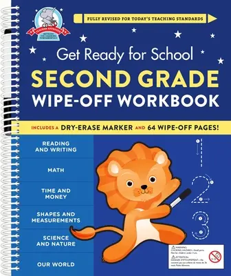 Get Ready for School: Második osztály Törölgetős munkafüzet - Get Ready for School: Second Grade Wipe-Off Workbook