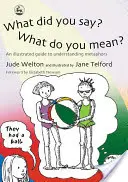 Mit mondtál? Mire gondolsz?: Egy illusztrált útmutató a metaforák megértéséhez - What Did You Say? What Do You Mean?: An Illustrated Guide to Understanding Metaphors