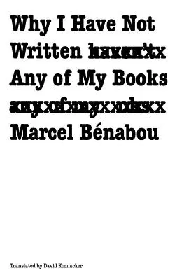 Miért nem írtam meg egyik könyvemet sem - Why I Have Not Written Any of My Books