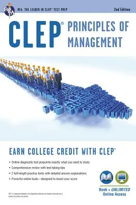 Clep(r) Principles of Management Könyv + Online - Clep(r) Principles of Management Book + Online