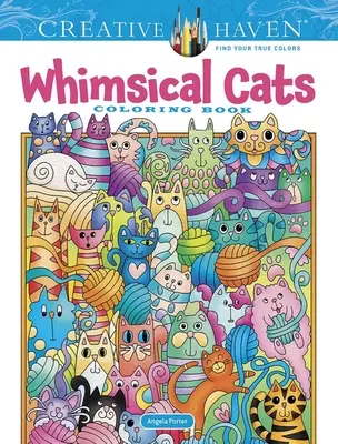 Creative Haven Hóbortos macskák színezőkönyv - Creative Haven Whimsical Cats Coloring Book