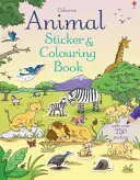 Animal Sticker and Colouring Book