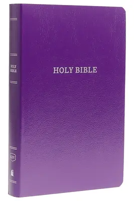 KJV, Ajándék és Díszbiblia, műbőr, lila, piros betűs kiadás - KJV, Gift and Award Bible, Imitation Leather, Purple, Red Letter Edition