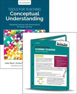 Bundle: Stern: Eszközök a fogalmi megértés tanításához, középiskola + Stern: A tanulás átadásának útmutatója - Bundle: Stern: Tools for Teaching Conceptual Understanding, Secondary + Stern: On-Your-Feet Guide to Learning Transfer